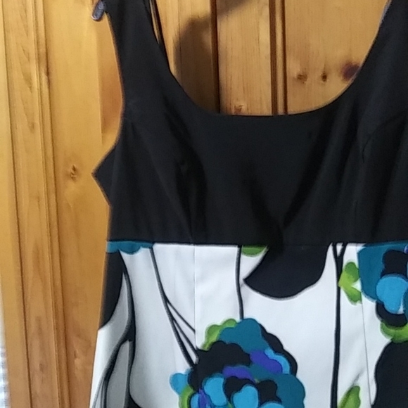 Dress sz12 sleeveless scoop neck ,lower scoop back fitted waist Brand Dressbarn - Picture 2 of 6